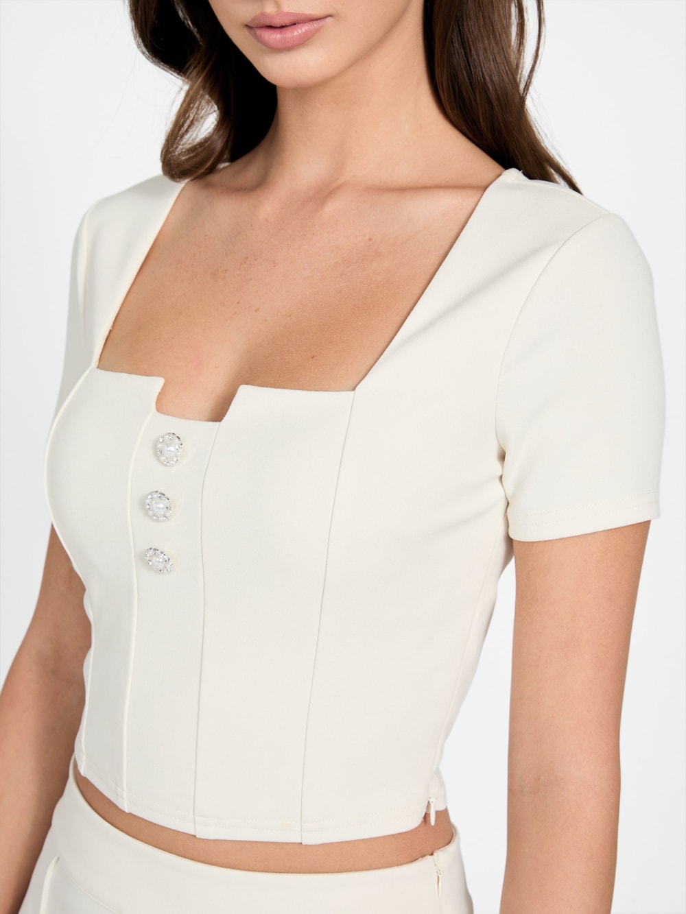 Square neck top - Guess