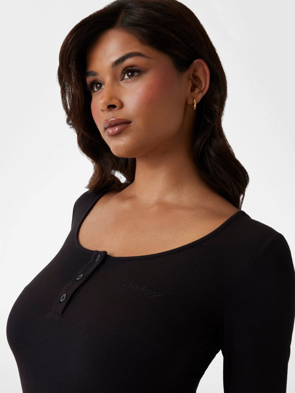 Eco Lia Henley Tee - Guess