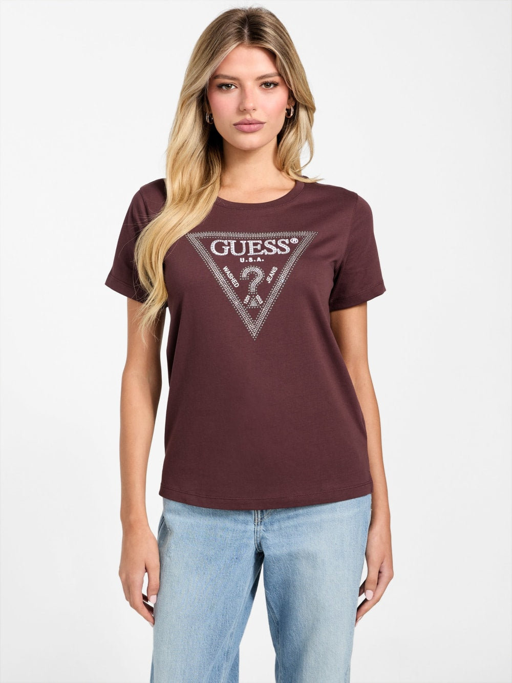 Eco Krystal Triangle Tee - Guess