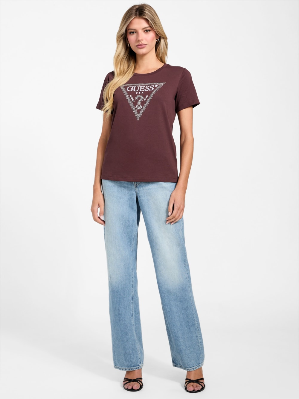 Eco Krystal Triangle Tee - Guess