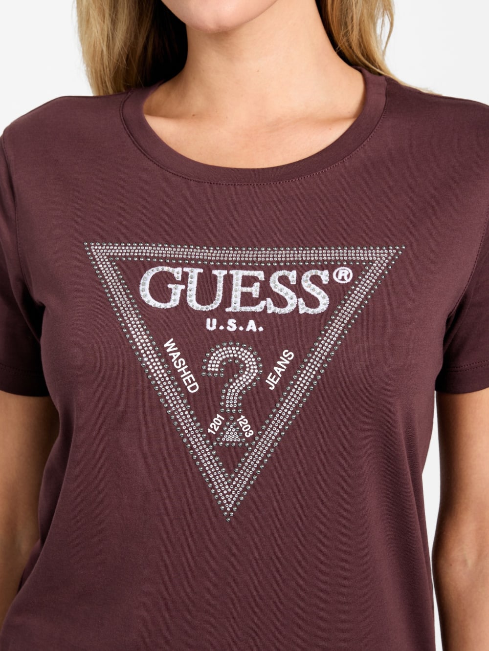 Eco Krystal Triangle Tee - Guess
