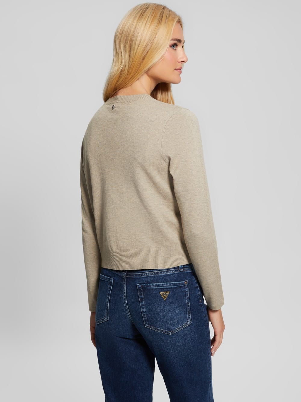 Eco Mena Crewneck Cardigan - Guess