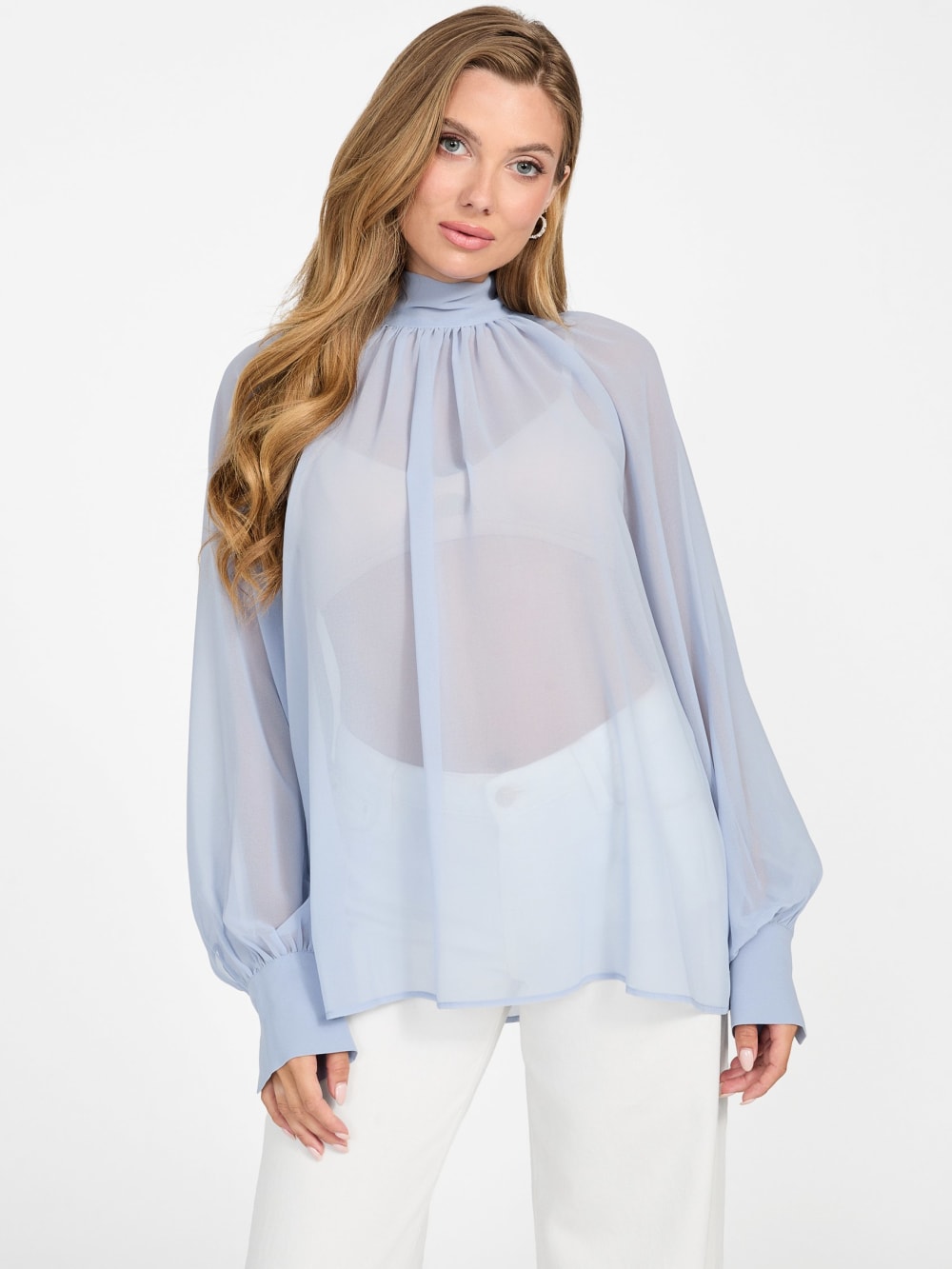 Eco Audrine Bow Blouse - Guess