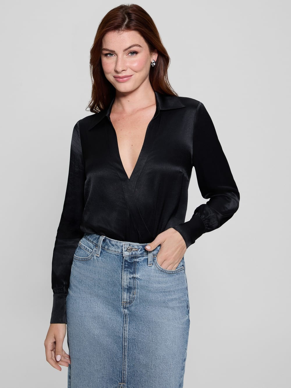Charmed Woven Bodysuit - Guess