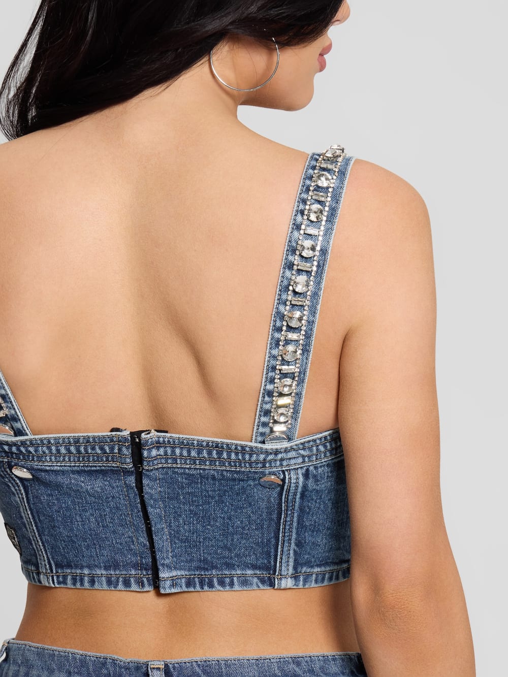 Kety Denim Bustier - Guess