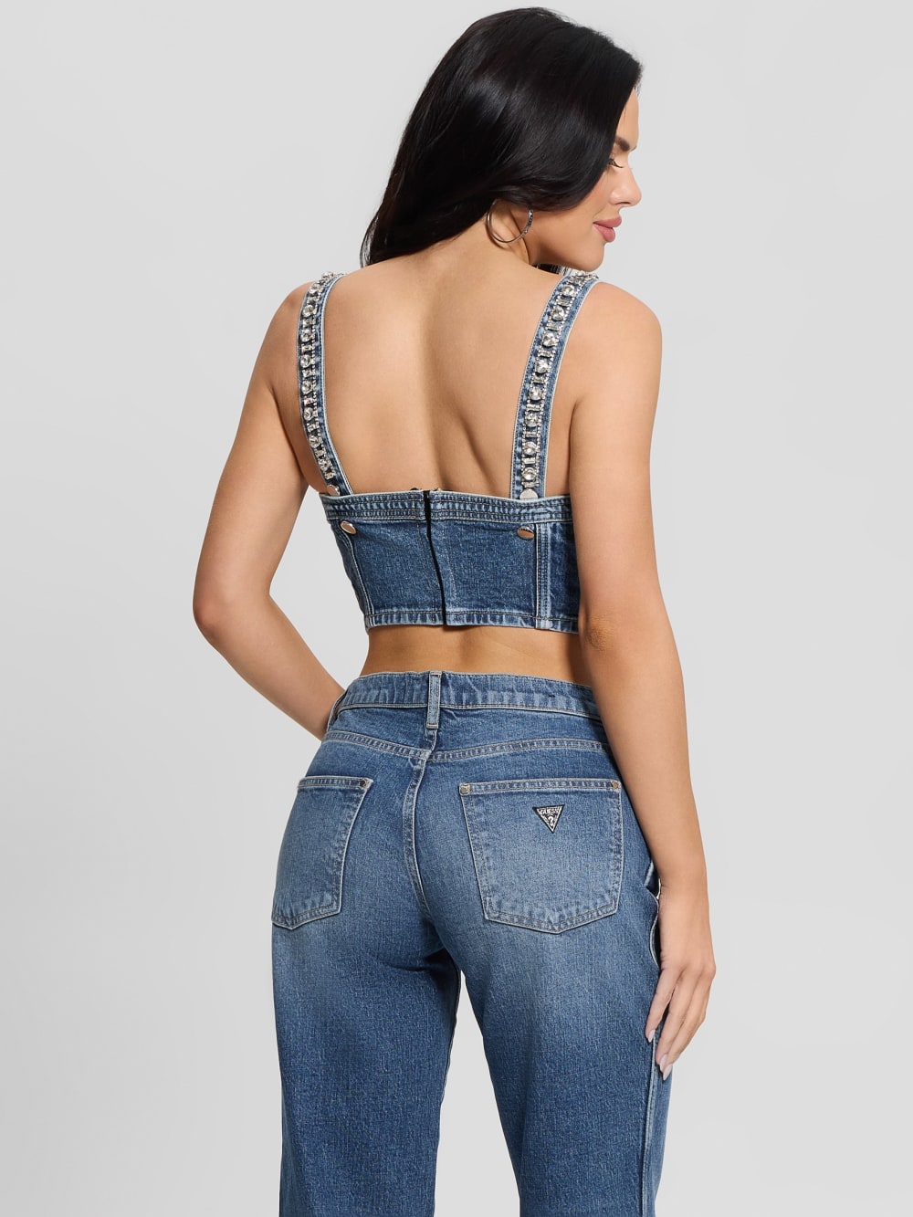 Kety Denim Bustier - Guess