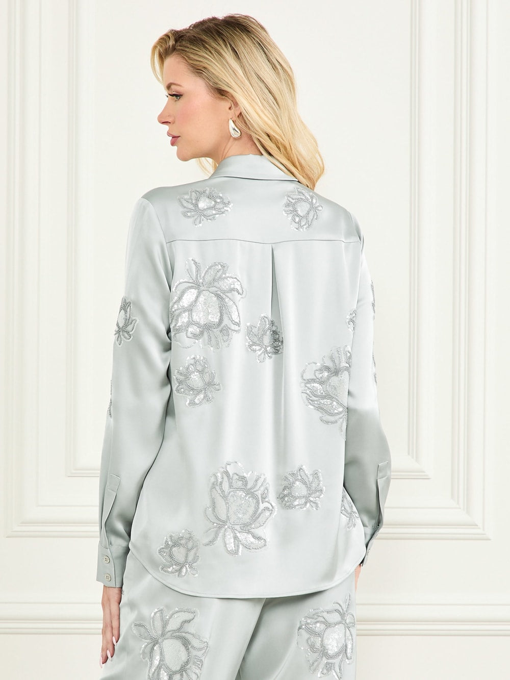 Gwen Embroidered Flower Shirt - Guess