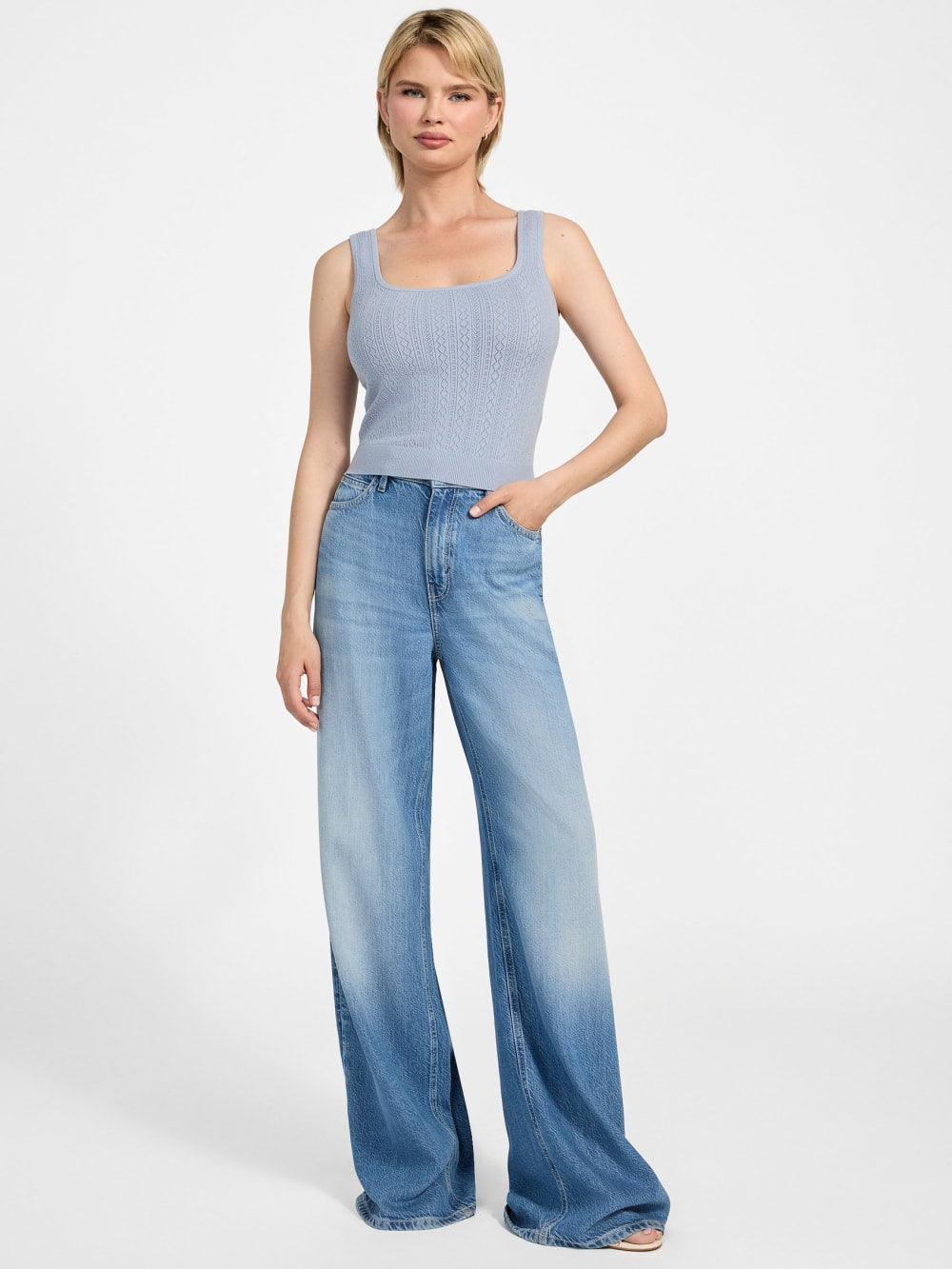 Eco Lyla Sweater Tank Top - Guess