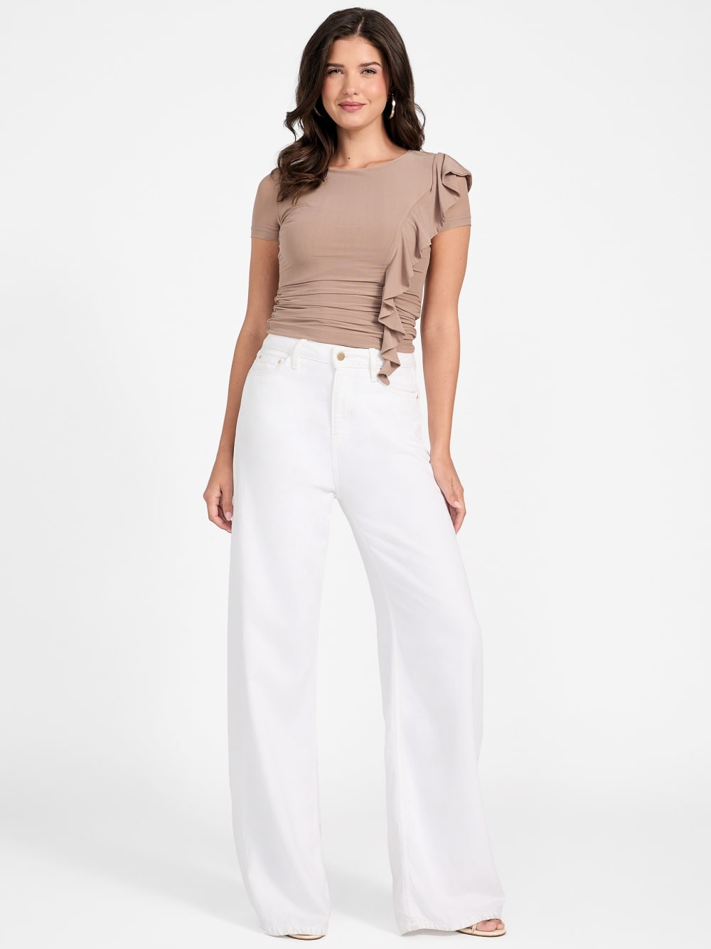 Eco Verdiana Ruffle Top - Guess