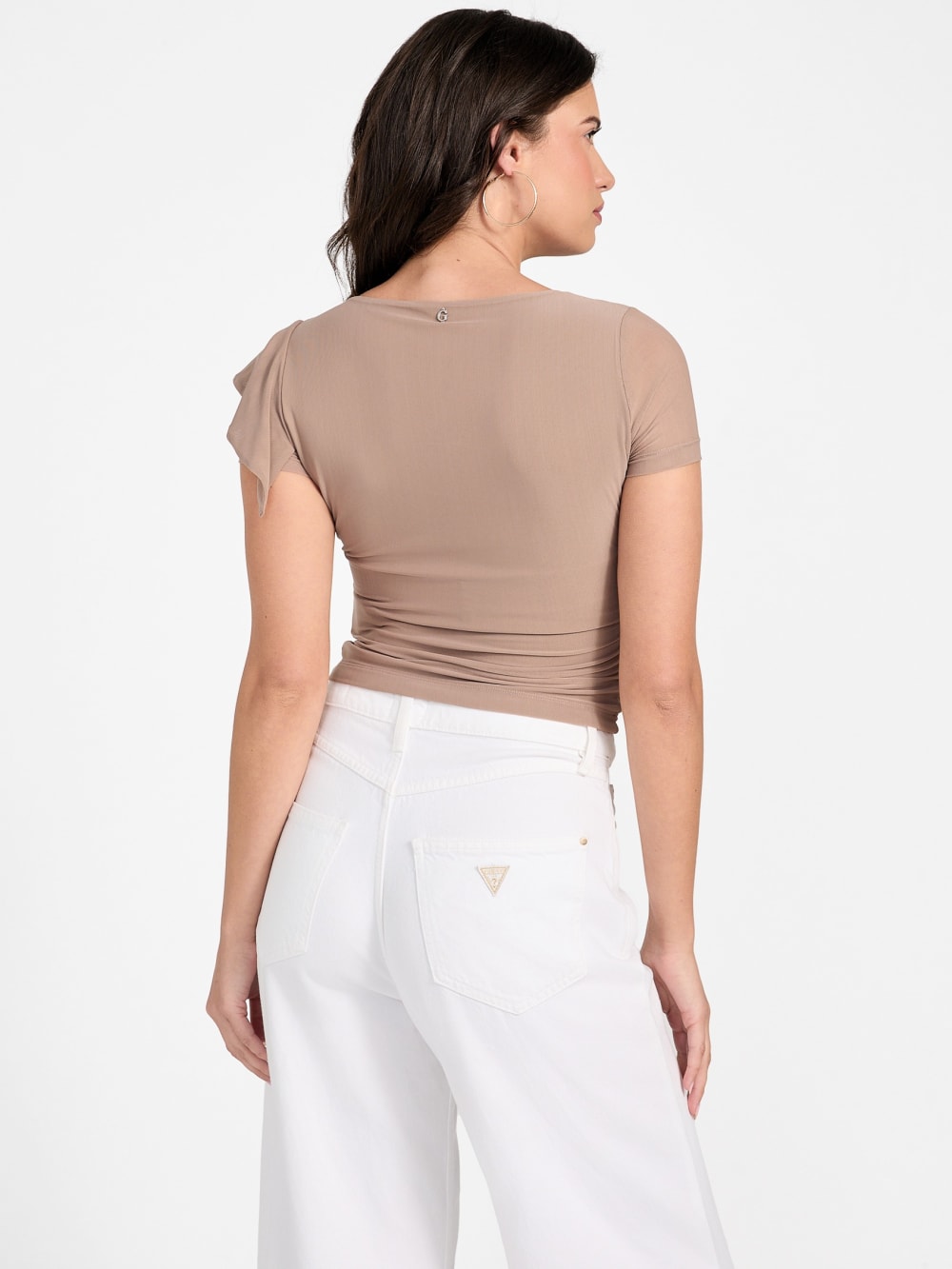 Eco Verdiana Ruffle Top - Guess
