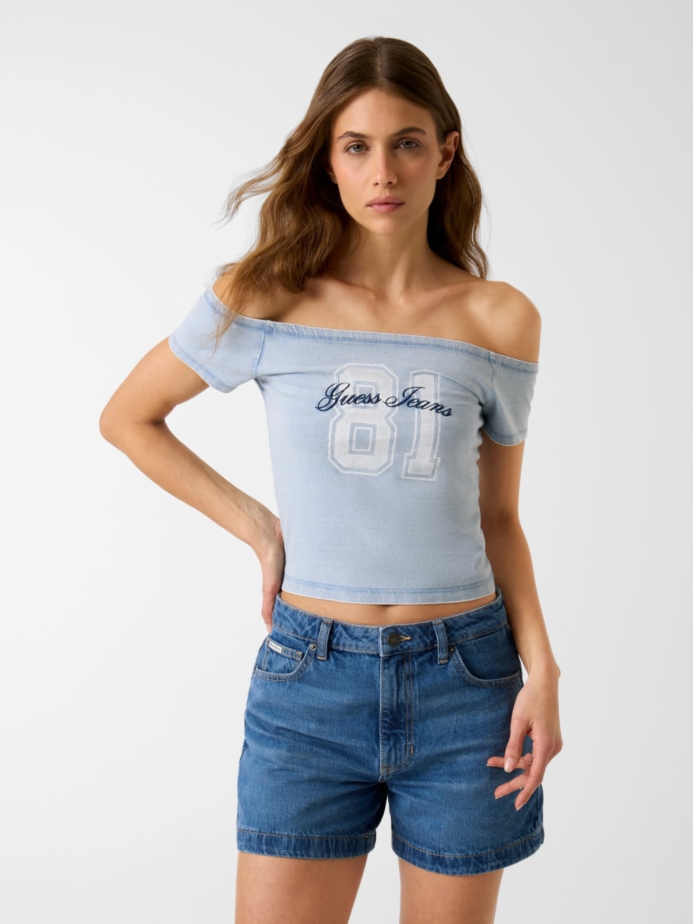 Off-shoulder t-shirt - Guess