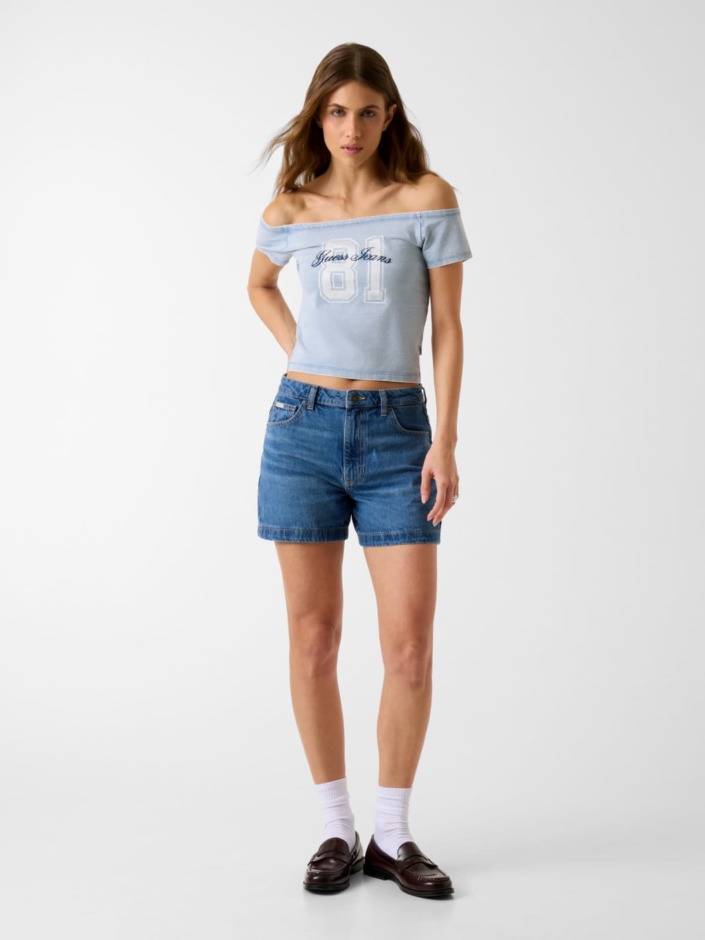 Off-shoulder t-shirt - Guess
