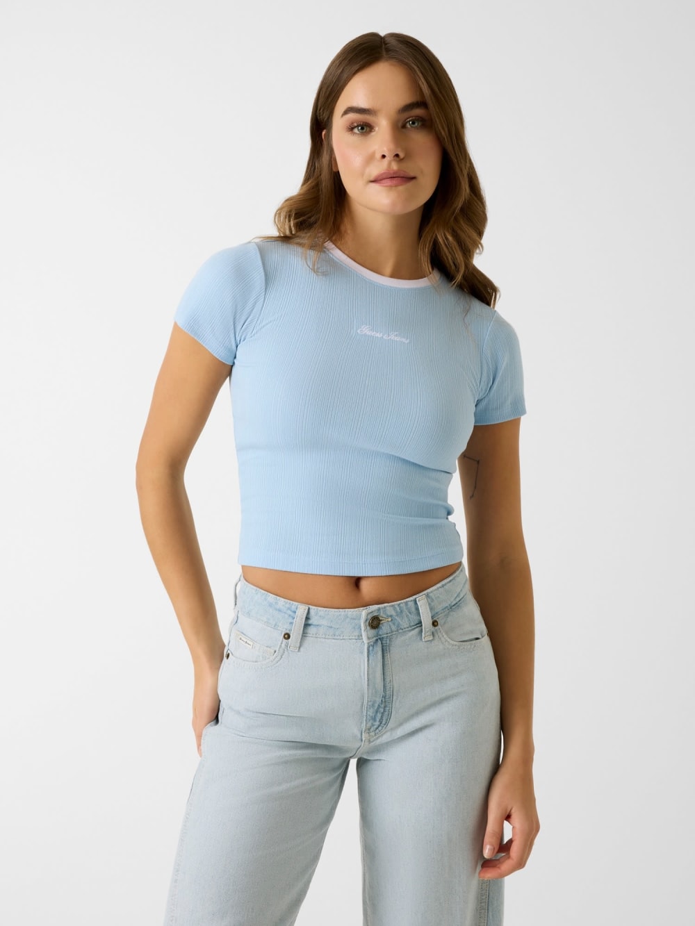 Embroidered logo t-shirt - Guess