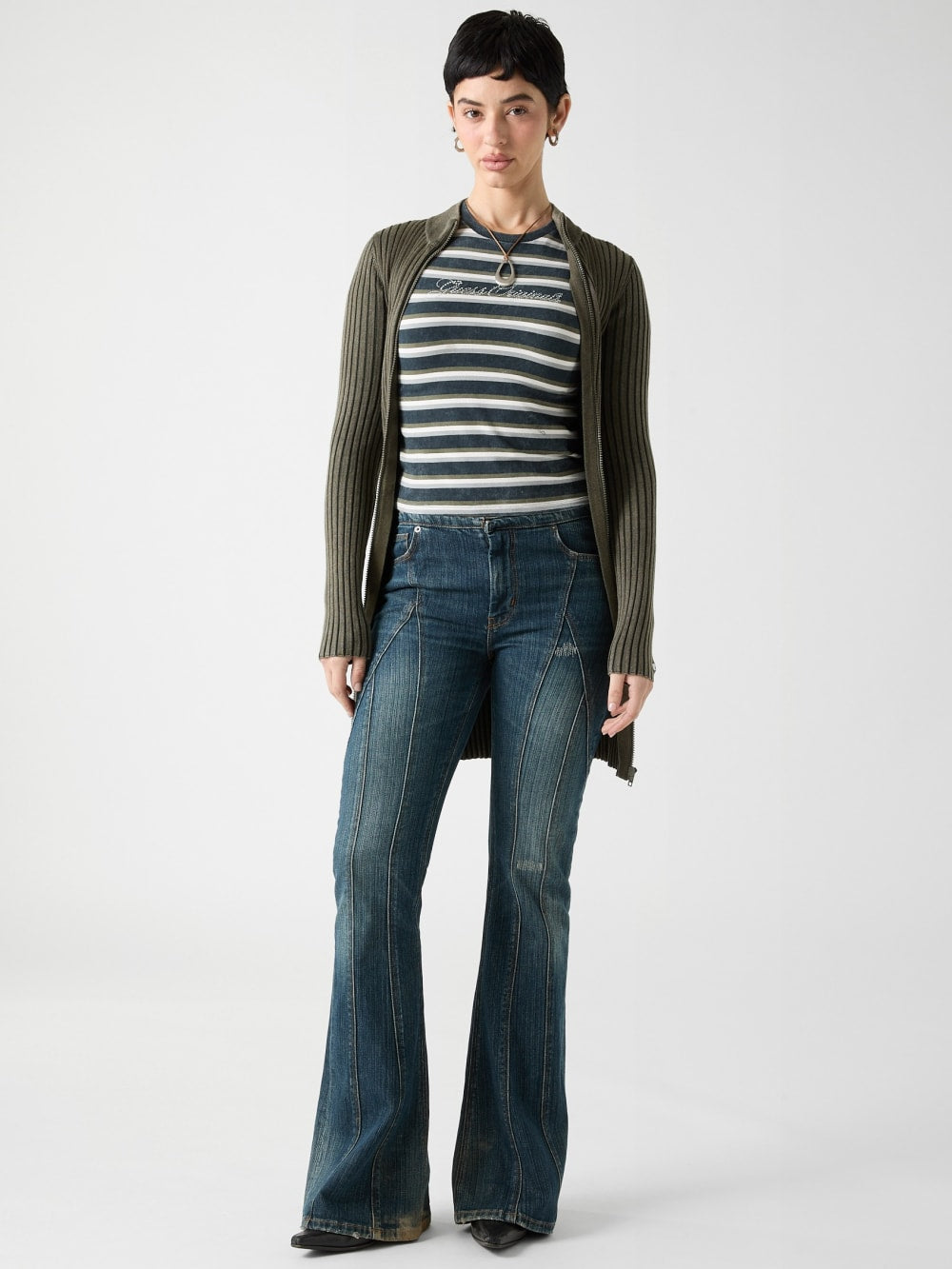 GUESS Originals Eco Striped Baby Tee - Guess
