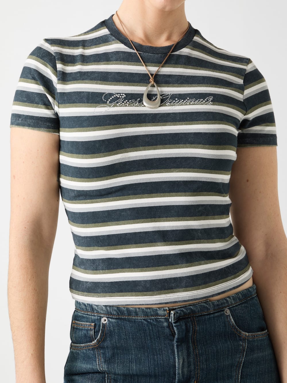 GUESS Originals Eco Striped Baby Tee - Guess