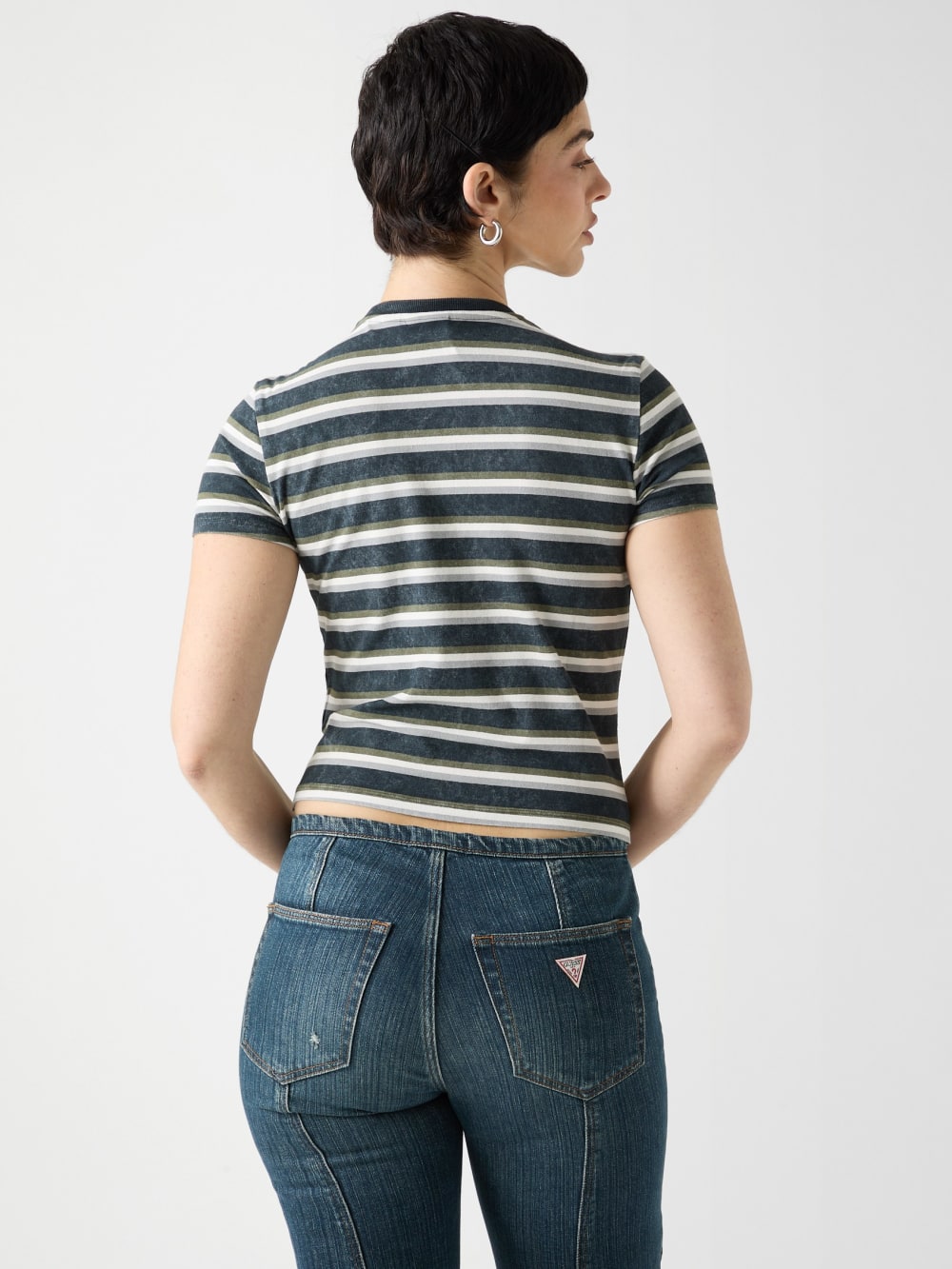 GUESS Originals Eco Striped Baby Tee - Guess