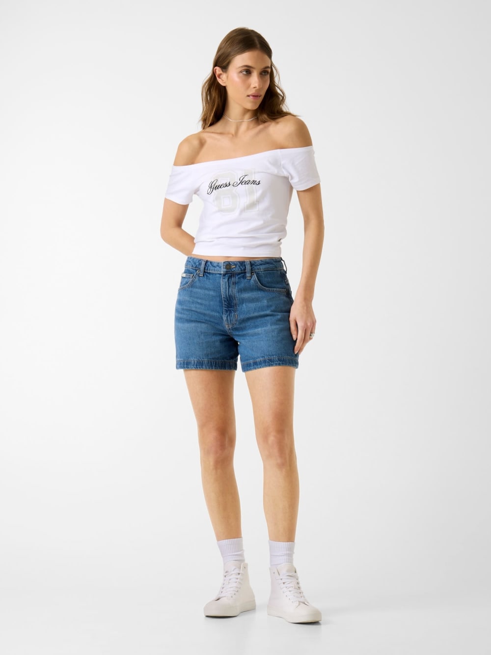 Off-shoulder t-shirt - Guess