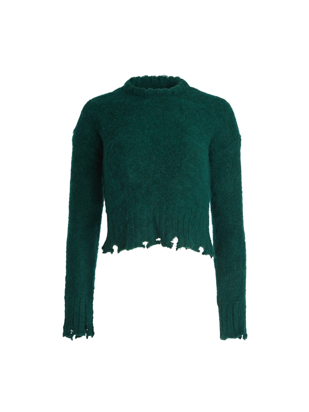 fuzzy crewneck sweater - Guess