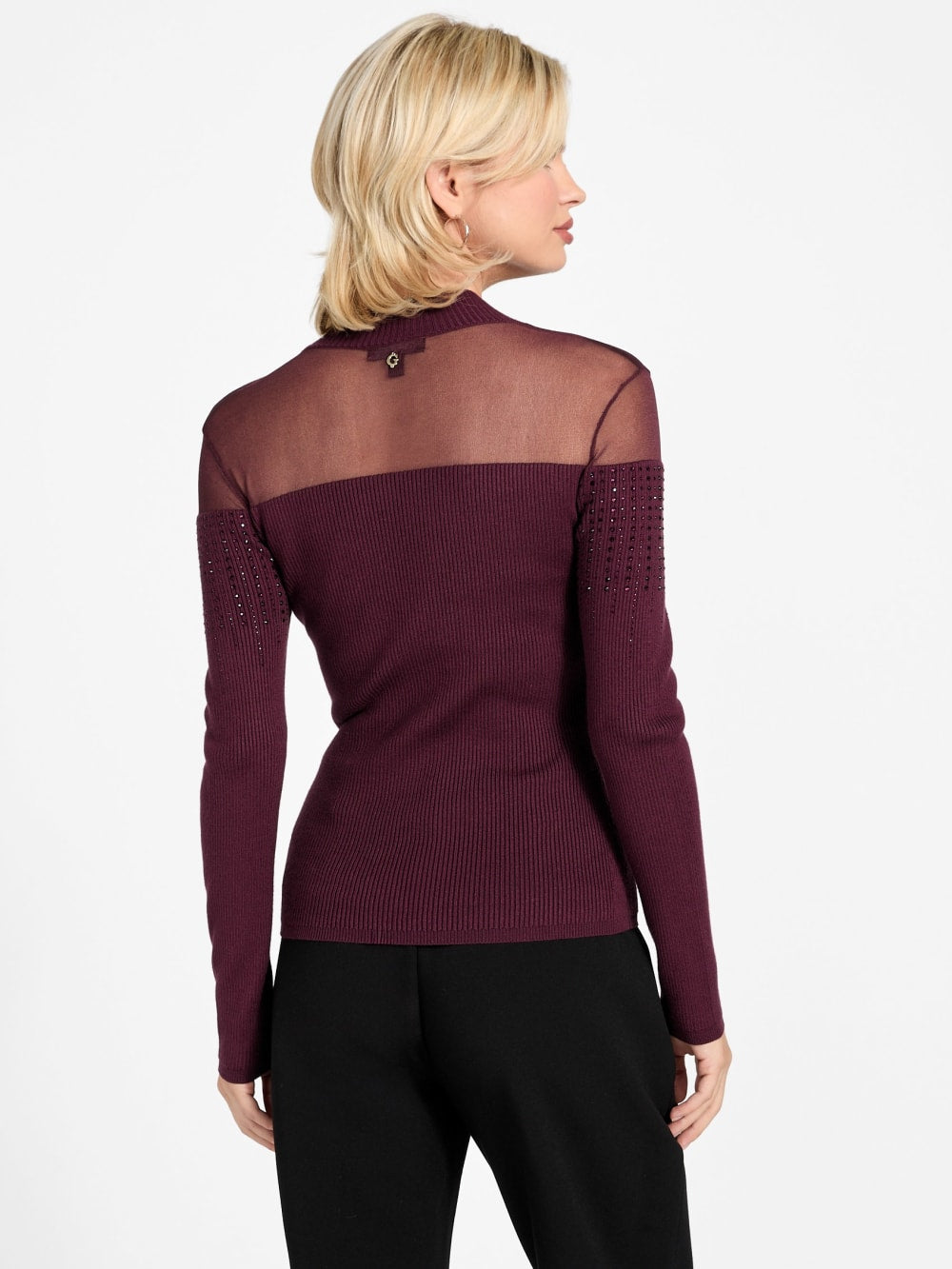 Eco Jeena Rhinestone Sweater - Guess