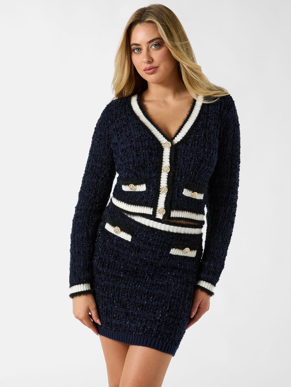 Textured knit cardigan - Guess