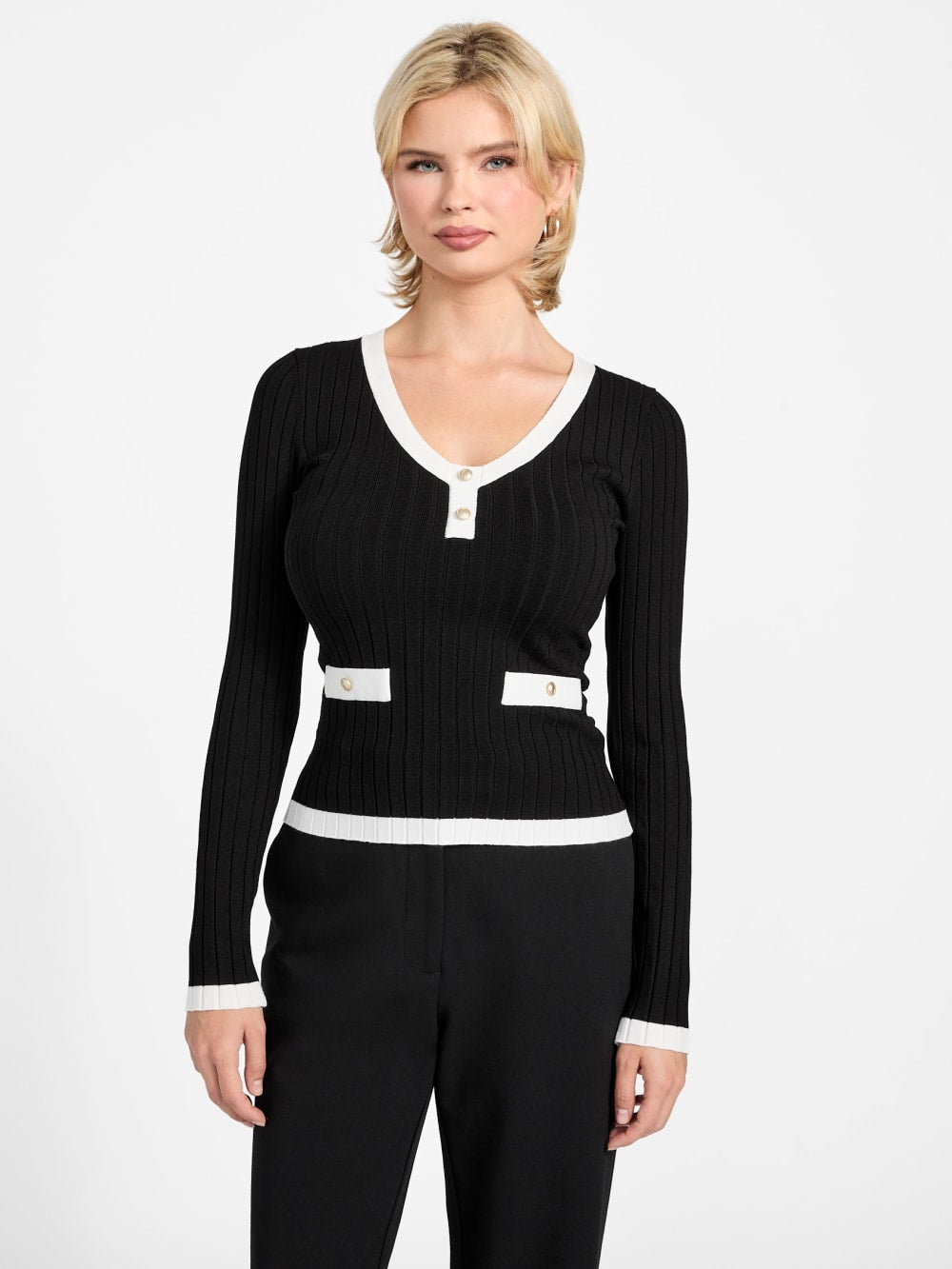 Contrasting sweater - Guess