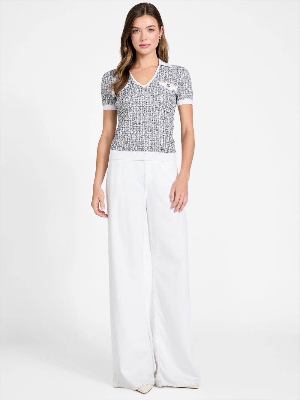 Tweed sweater - Guess