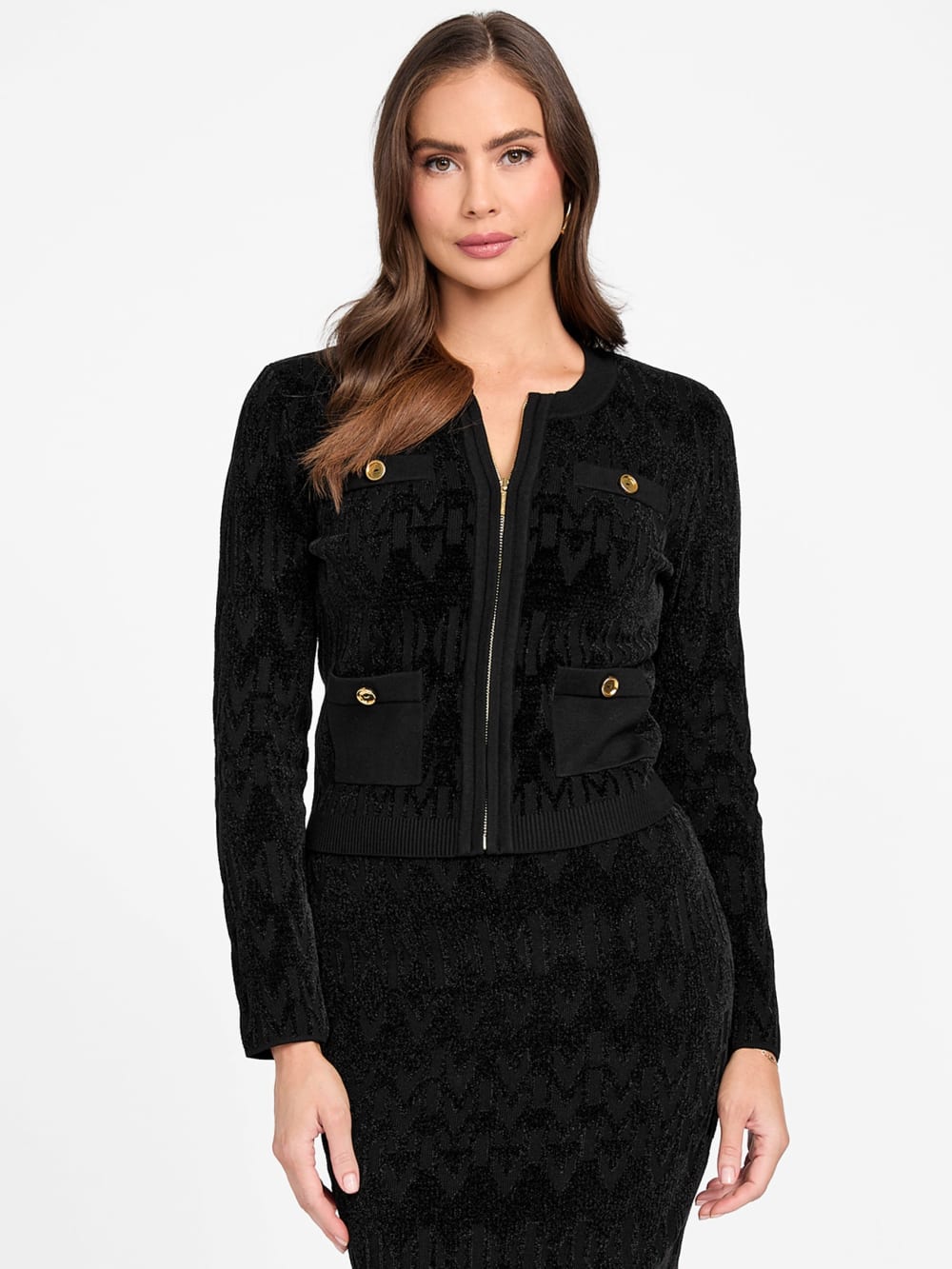 Marciano monogram sweater jacket - Guess