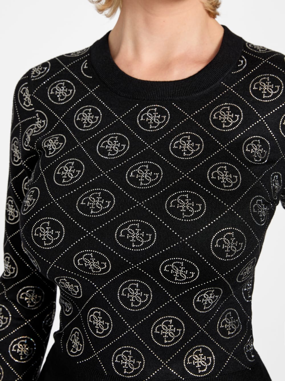 4G Rhinestones sweater - Guess