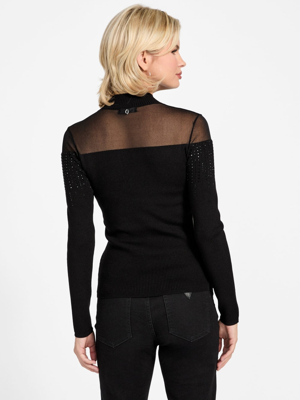 Eco Jeena Rhinestone Sweater - Guess