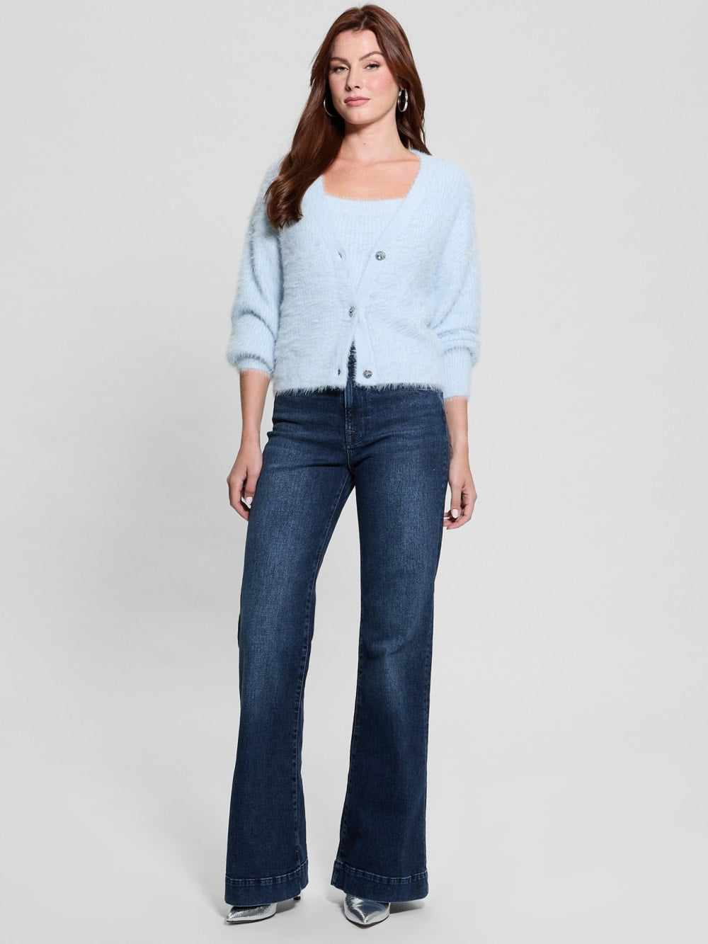Keyla Fuzzy Cardigan - Guess