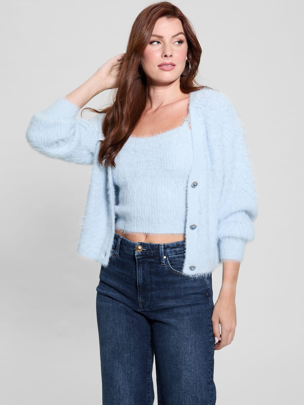 Keyla Fuzzy Cardigan - Guess