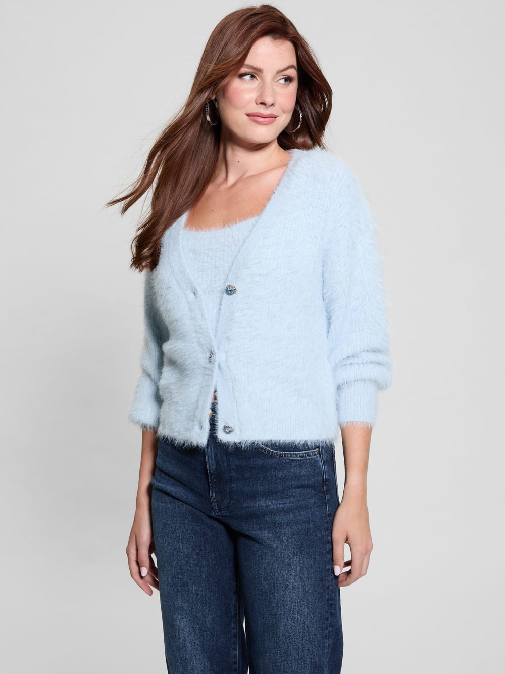 Keyla Fuzzy Cardigan - Guess