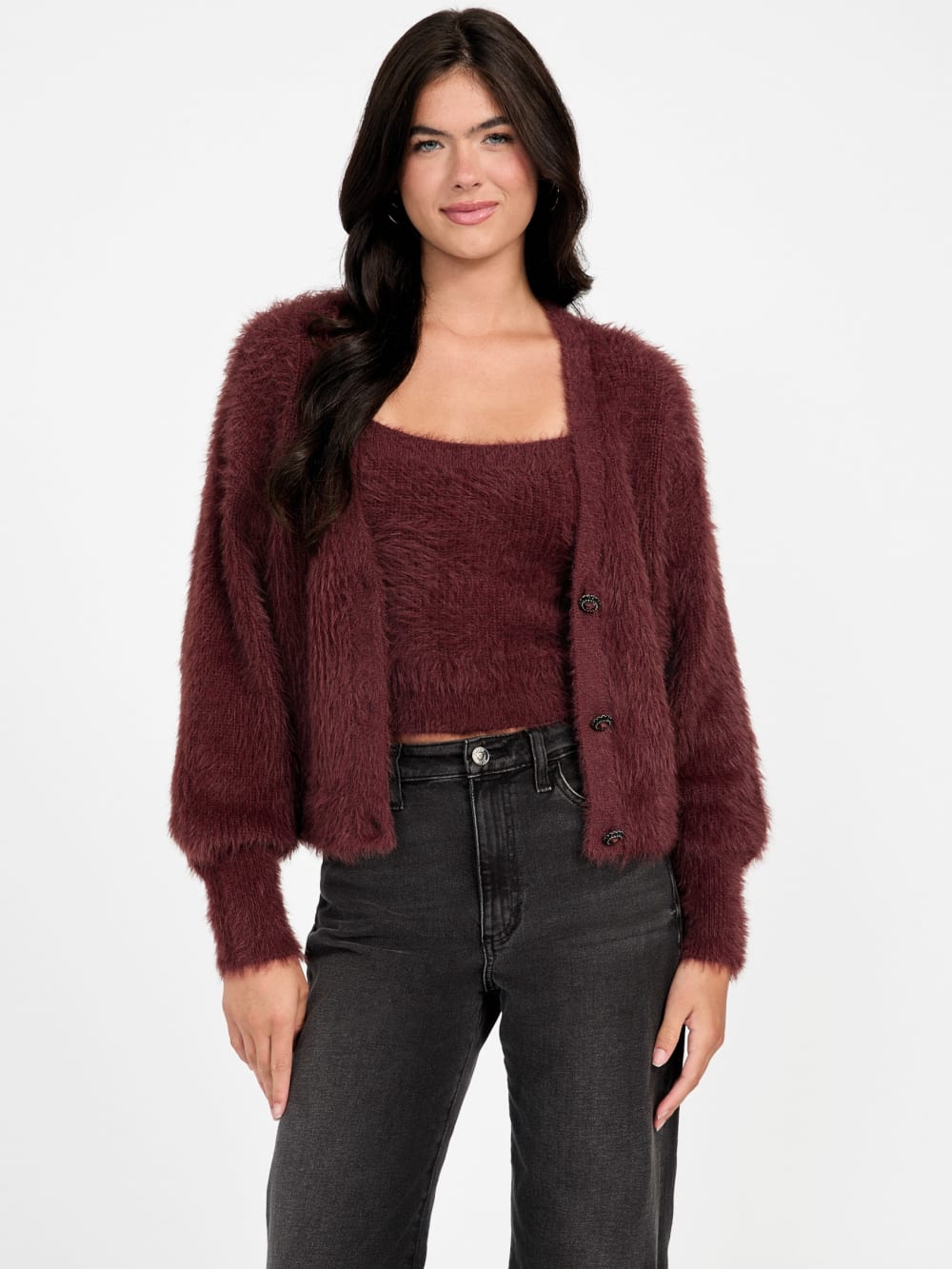 Keyla Fuzzy Cardigan - Guess