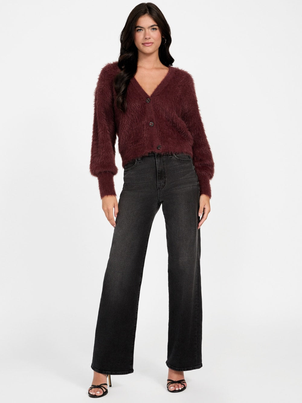 Keyla Fuzzy Cardigan - Guess