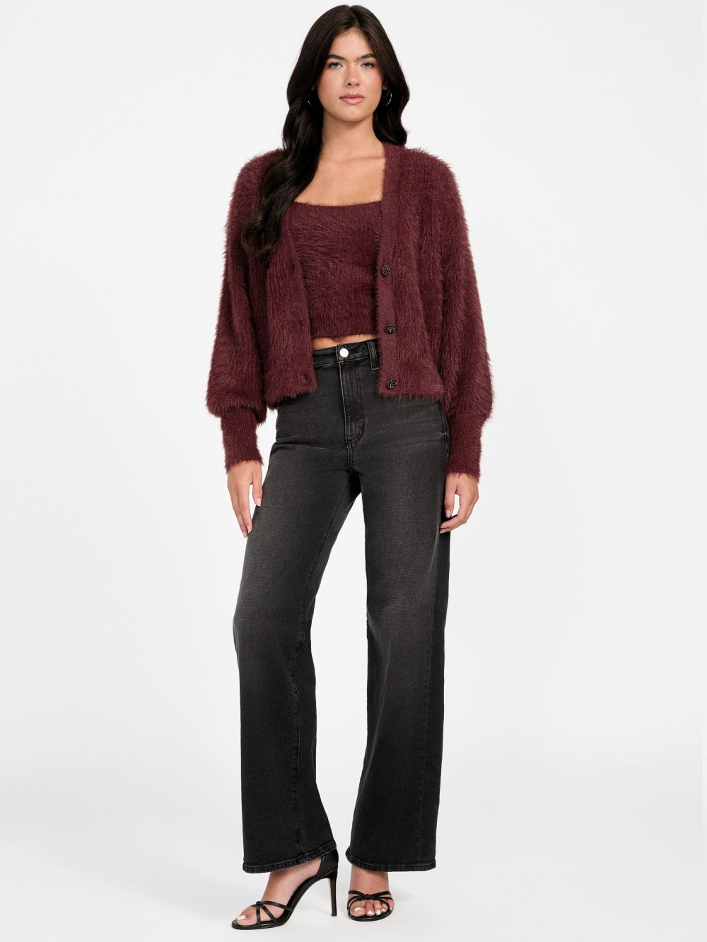 Keyla Fuzzy Cardigan - Guess