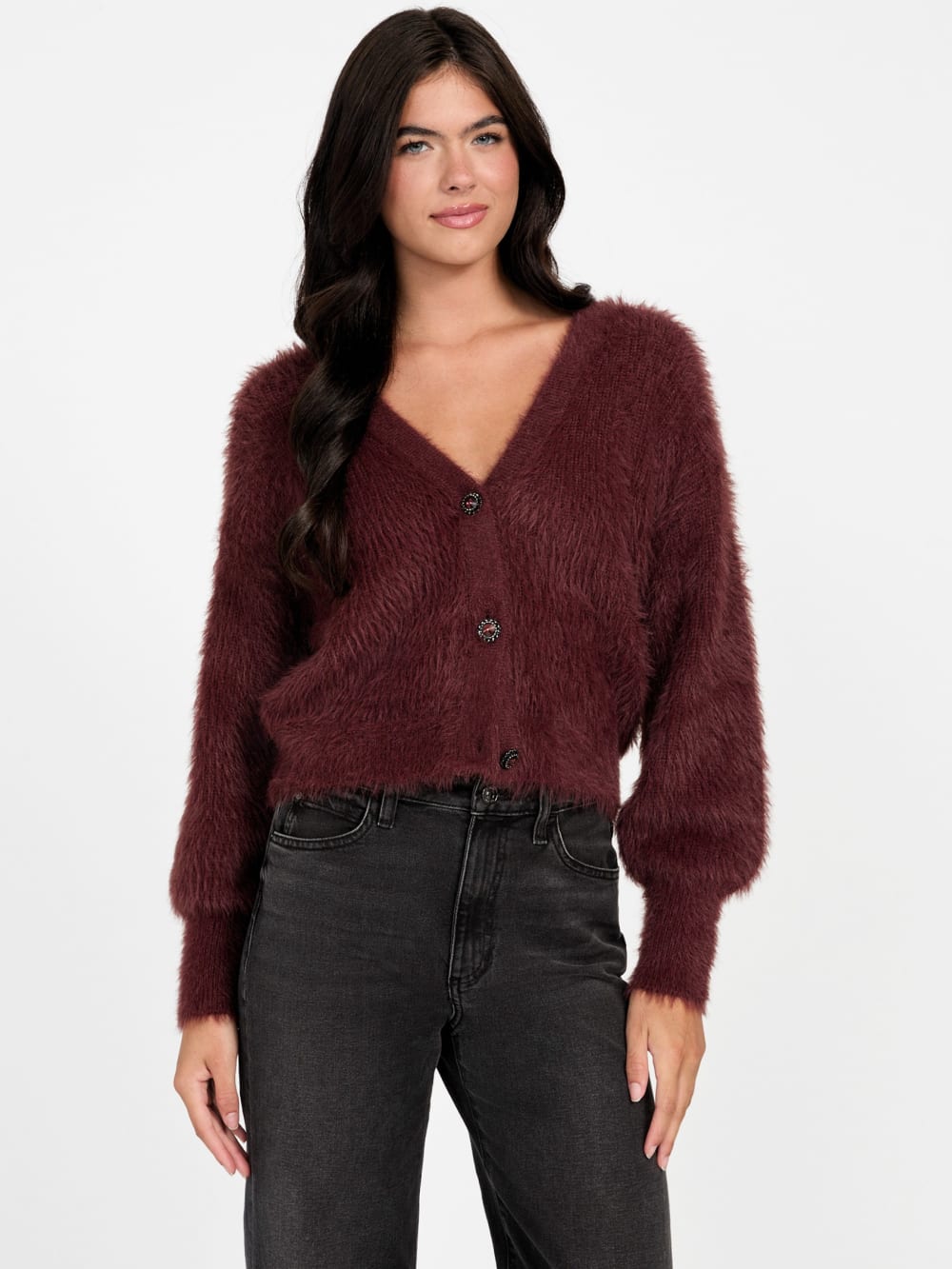 Keyla Fuzzy Cardigan - Guess
