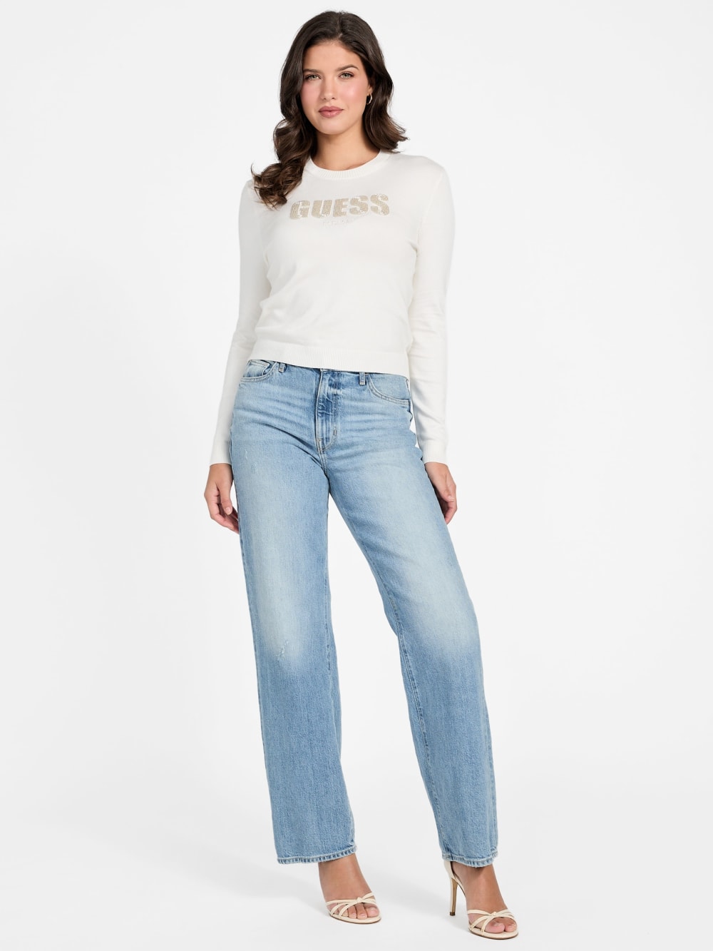 Eco Norah Monogram Sweater - Guess