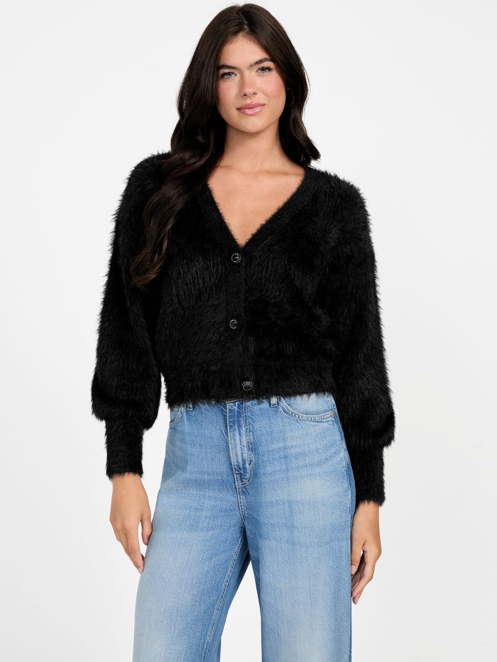 Keyla Fuzzy Cardigan - Guess