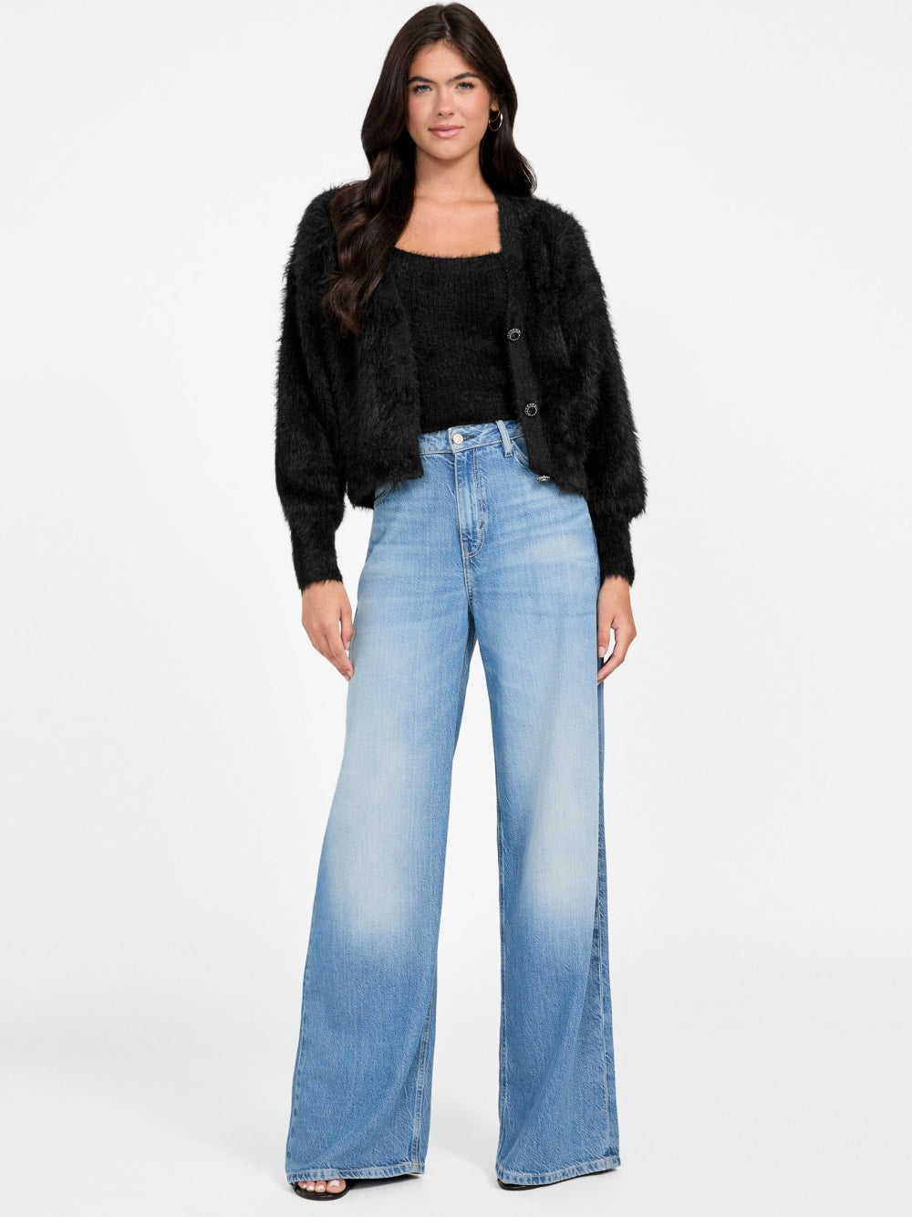 Keyla Fuzzy Cardigan - Guess