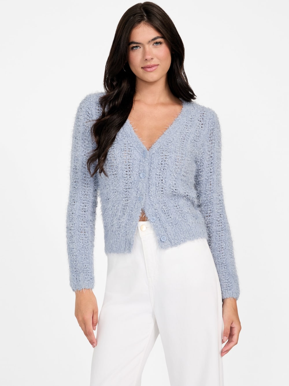 Eco Bea Open-Stitch Cardigan - Guess