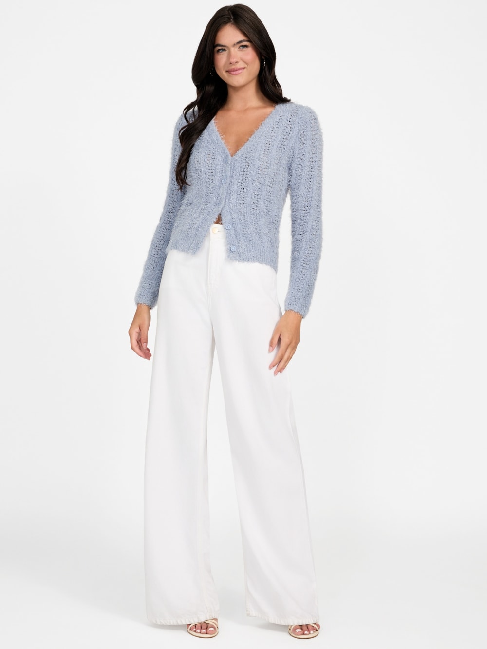 Eco Bea Open-Stitch Cardigan - Guess