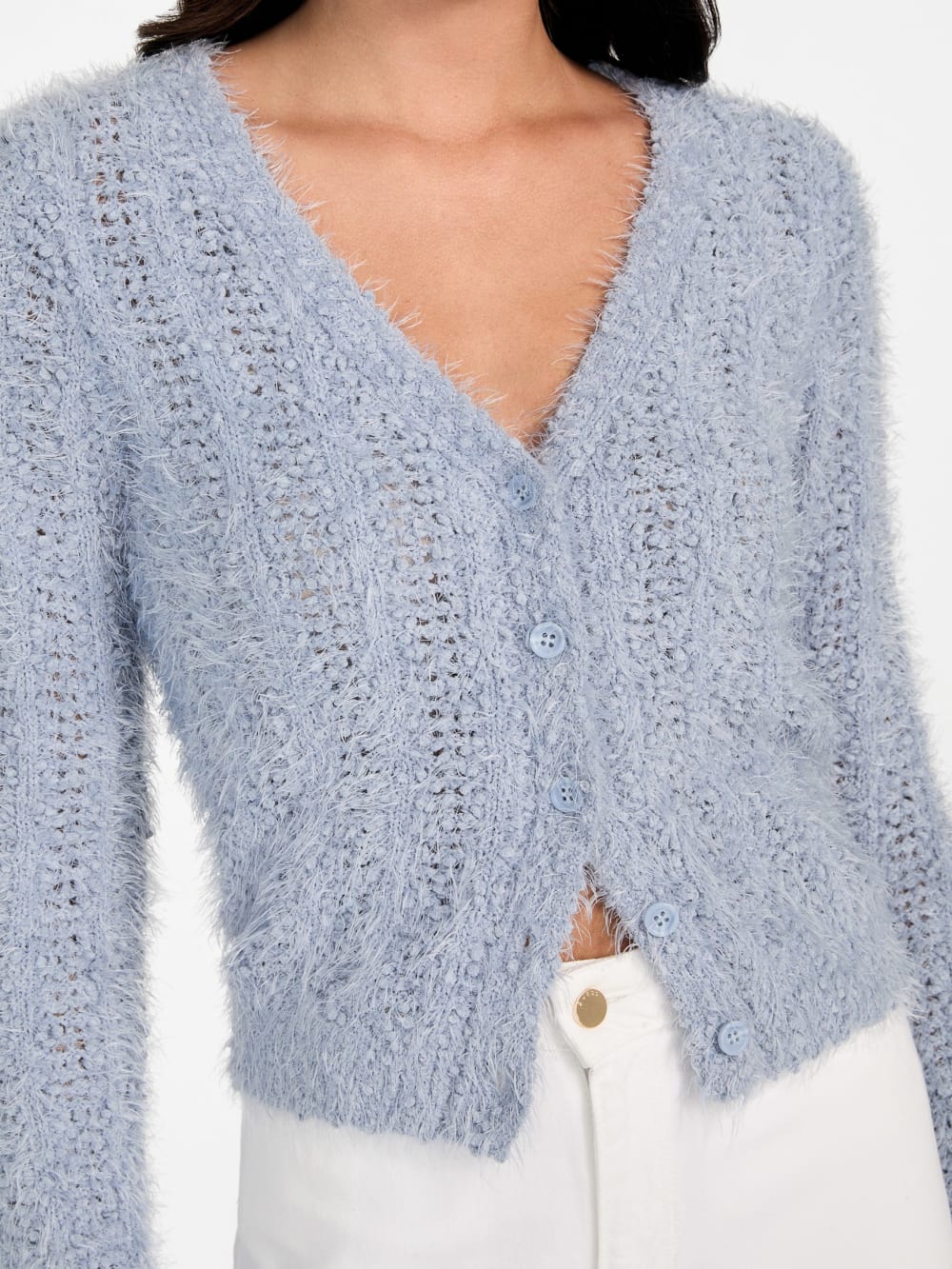 Eco Bea Open-Stitch Cardigan - Guess