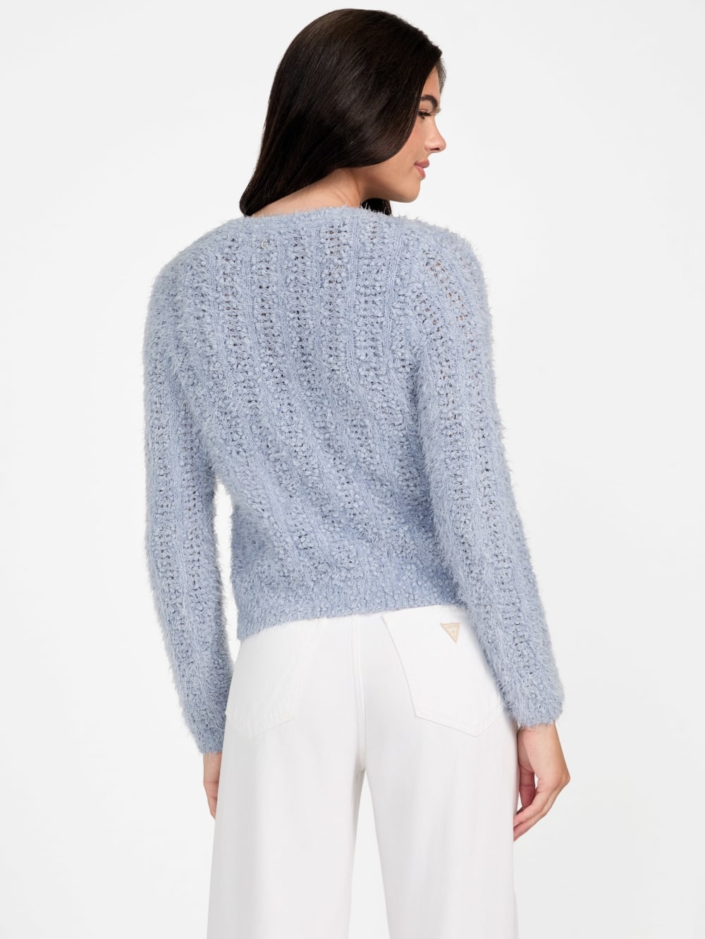 Eco Bea Open-Stitch Cardigan - Guess
