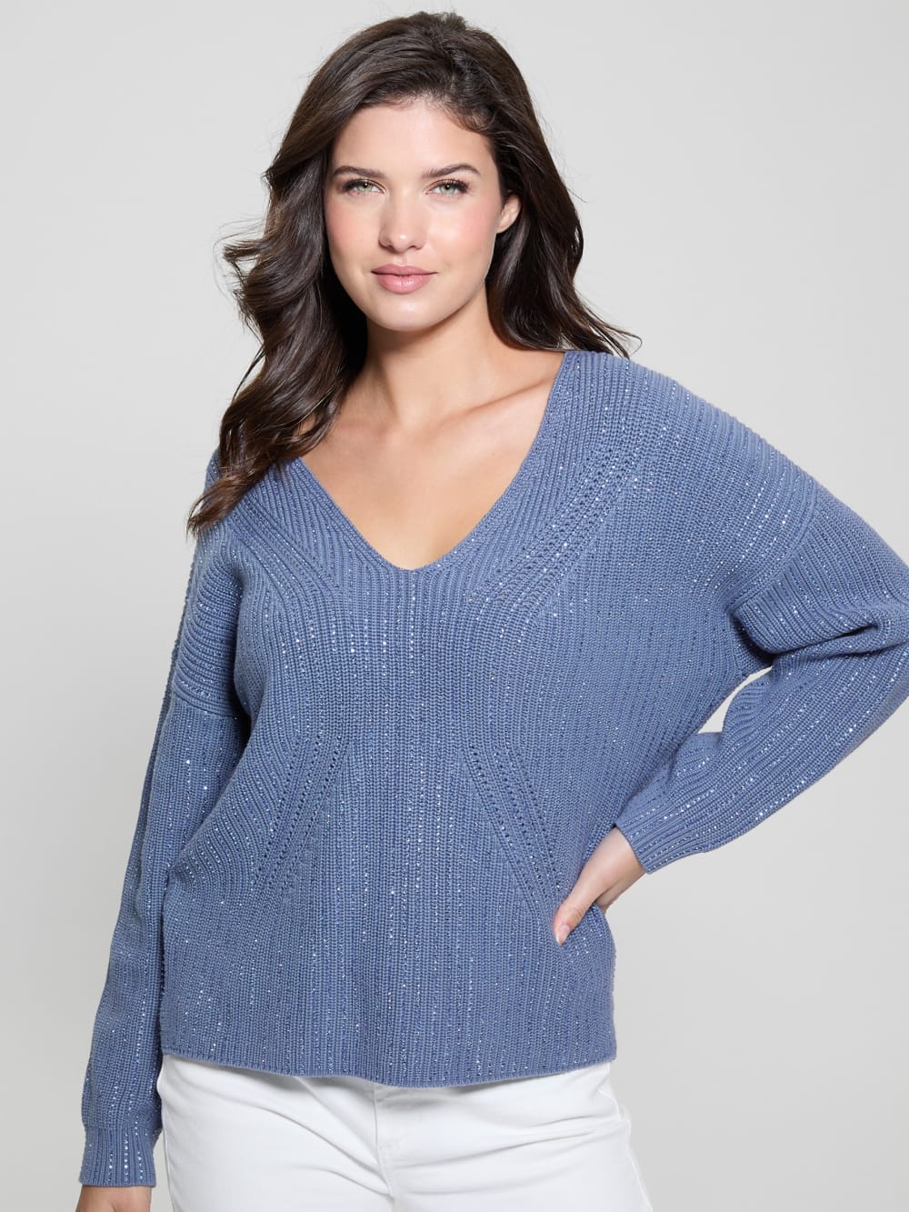 Lorien Rhinestone Sweater - Guess