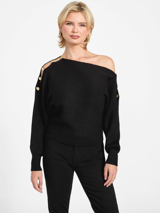 Eco Jamia Beaded Sleeve Sweater - Guess