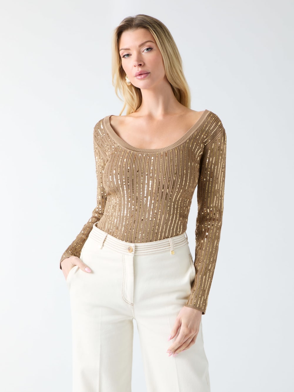 Musique Sequin Sweater - Guess
