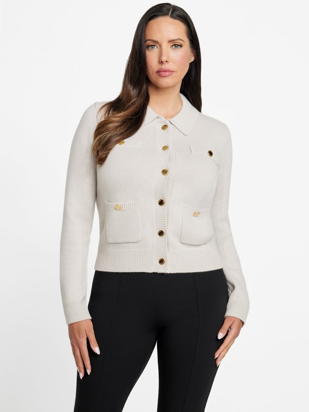 Afrah Pockets Cardigan Sweater - Guess