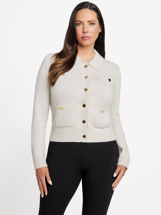 Afrah Pockets Cardigan Sweater - Guess