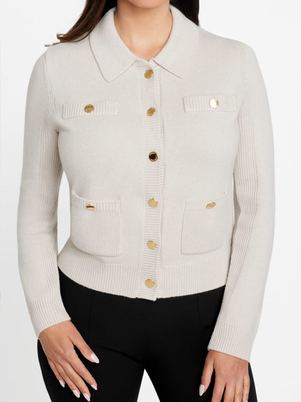 Afrah Pockets Cardigan Sweater - Guess