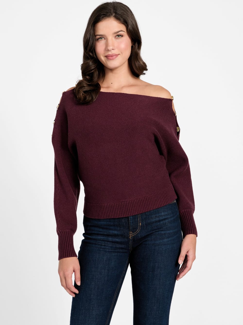 Eco Jamia Beaded Sleeve Sweater - Guess